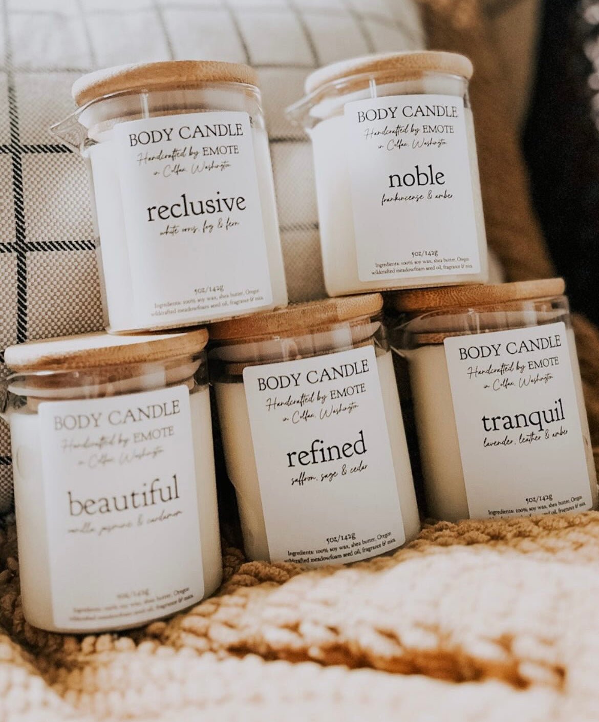 Body Candle - The Petal Parcel