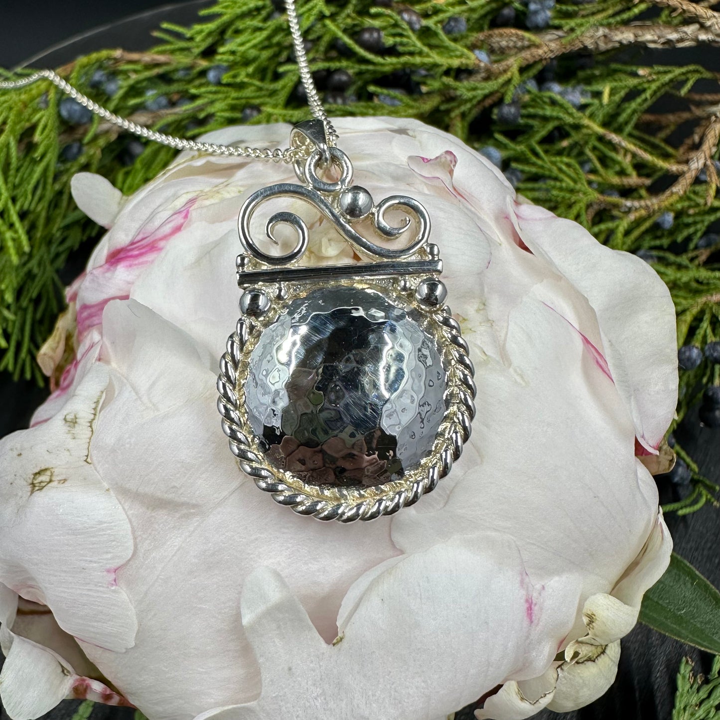 H 23 • hammered sterling