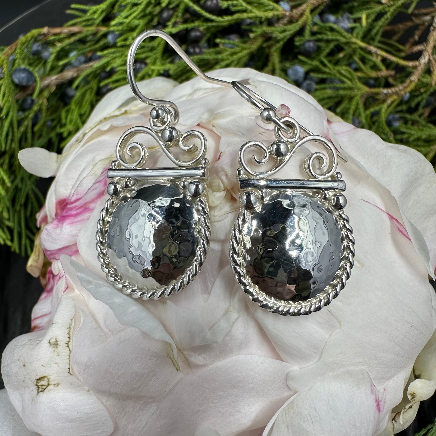 H21 • hammered earrings