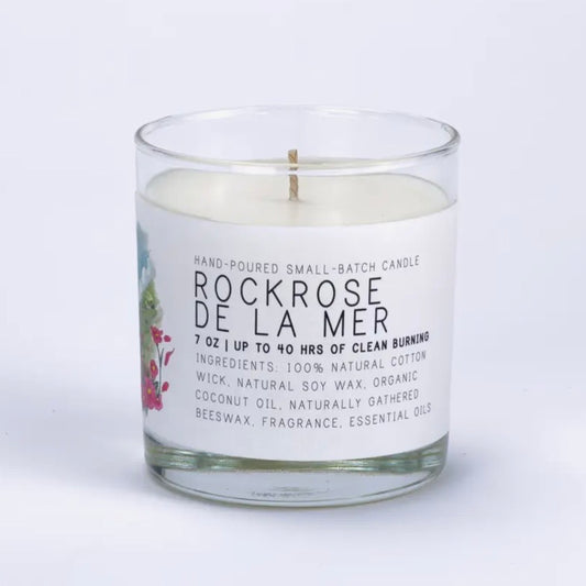 Rockrose De La Mer Candle *non-toxic*