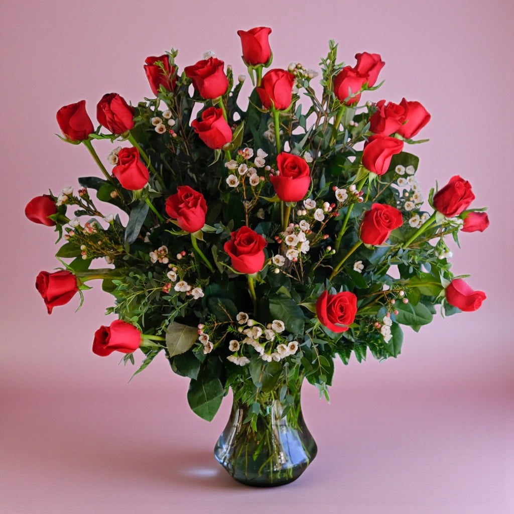 Double Dozen Roses – The Petal Parcel